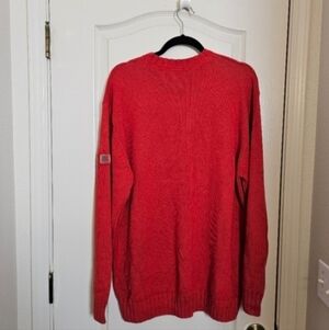 H&H Men's Red Crewneck Cotton  Sweater - Brand Unspecified Sz L